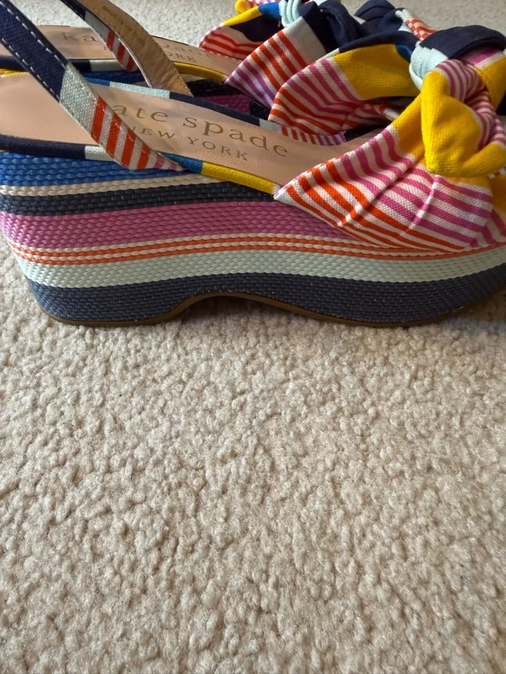 Kate spade Julep Multi Wedge size 8,5 - Picture 5 of 9